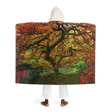Load image into Gallery viewer, Magical Tree's Embrace - The Hooded Sherpa Fleece Blanket