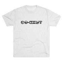 Load image into Gallery viewer, Skydivers Co-Exist - Men&#39;s Tri-Blend Crew Tee
