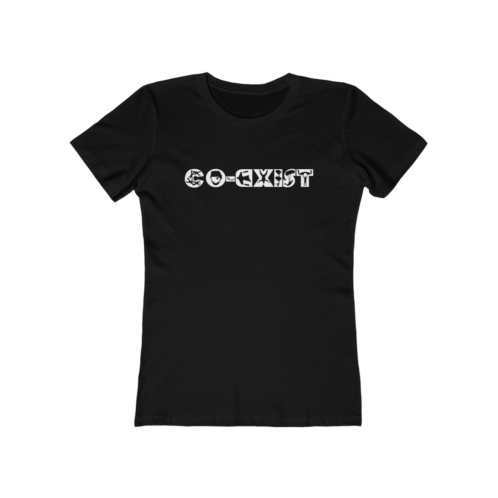 Skydivers Co-Exist - Women's Cotton Tee