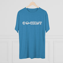 Load image into Gallery viewer, Skydivers Co-Exist - Men&#39;s Tri-Blend Crew Tee
